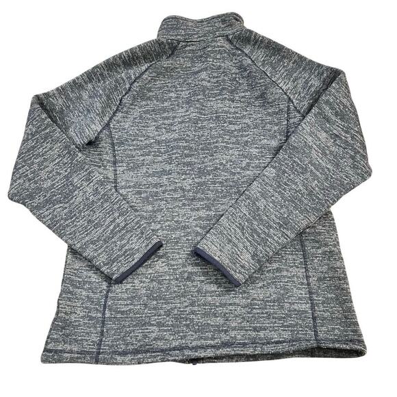 SwissTech Men's Soft Shell Heathered Navy Full Zip Jacket Size Medium Midweight - Picture 2 of 5